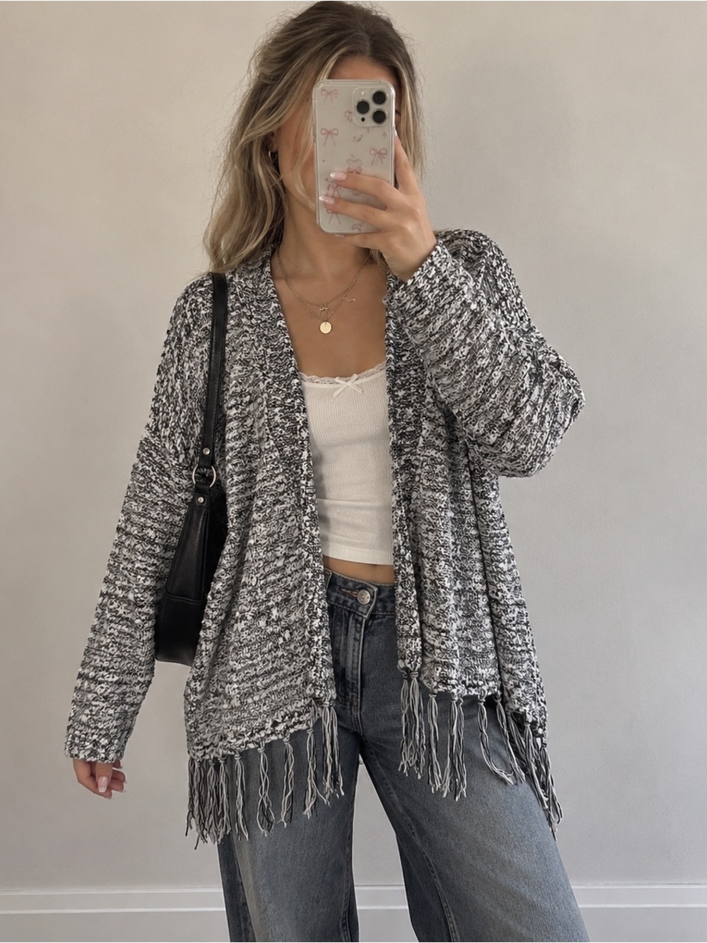 Scotch & Soda Chunky Knit Cardigan Sweater Boho Western Women M